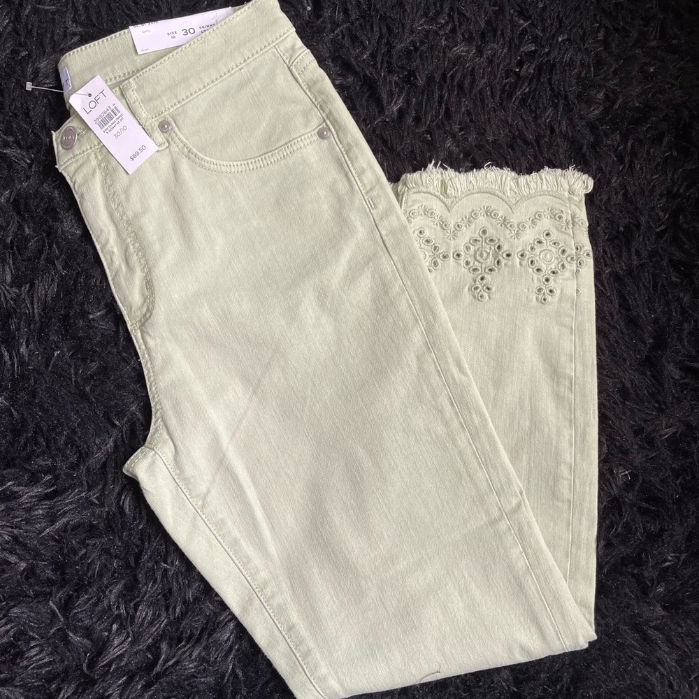 Loft cropped jeans